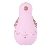 NUOBESTY Timer da Cucina Promemoria Pratico a Forma di Piccolo Animale Meccanico Abs Rosa, Facile da Usare, per Fritti e Biscotti per Casa e Studio