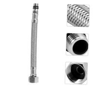 NUOBESTY Tubo Flessibile Estensibile in Acciaio Inox con Attacco Rotante e Guarnizione Anello Tubo Acqua Resistente Punti di Pressione per Cucina e Forniture Domestiche