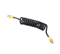 NUOBESTY Tubo Spirale per Pompa Alta Pressione Resistente Adattatore per Gonfiatore Pneumatici Bici Auto Flessibile e Perdite