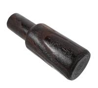 NUOBESTY Vaso Alto Rustico in Legno Naturale Effetto Bruciato, Vaso Ornamentale da Tavolo per Soggiorno, Ufficio e Bagno, Portafiori Decorativo per Esterni e Mensola