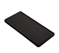 NUOBESTY Vassoio per Sushi Rettangolare in Ceramica Nera Opaca, Piatto da Portata per Dessert e Antipasti, Contenitore per Snack Versatile per Feste e Ristorazione, Design Giapponese