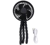 NUOBESTY Ventilatore Clip Ricaricabile Raffrescatore d Aria Portatile Supporto Flessibile Ventilatore Silenzioso Mini Per Esterni