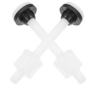 NUOBESTY Viti per Sedile e Bulloni per Serbatoio Wc in ABS 2 Pezzi Kit di Ricambio per Serbatoi Separati Fissaggio Resistente e Tenuta Sicura per Installazione Semplice in Bagno