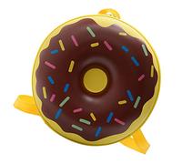 NUOBESTY Zaino per Bambini e Bambine a Forma di Ciambella, Giallo, ABS PC | Design Semplice e Chic, Leggero e Compatto, Effetto Decorativo, 1 Pezzo per Uso Quotidiano