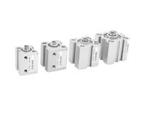 NUODA SDA Cilindro pneumatico compatto a doppio effetto pneumatico 12/16/20/25mm Alesaggio 15mm Corsa Tipo Cilindri Compressore d'aria(SDA20X15)