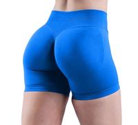 Nuoke Leggings anticellulite,High Waist Biker Shorts for Women No Front Seam Soft Hidden Butt Scrunch Shorts Workout Gym Nebbia Fitness (F, S)