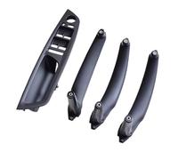 NUOSDEX Bracciolo interno Bracciolo Anteriore Conducente Maniglia Interna Della Porta Tirare Rivestimento Compatibile Con BMW E70 E71 PER X5 X6 OE 51416969401 2007-2014(LHD Black 4Pcs)
