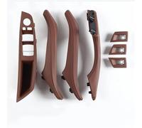 NUOSDEX Bracciolo interno Gruppo Maniglia Interna Per Porta Interna Con Guida A Sinistra Set Avvolgente Originale Compatibile Con BMW Serie 5 F10 F11 F18 2010-2017(LHD-red brown)