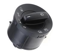 NUOSDEX Compatibile con per Passat B6 3C2 per Touran 1T1 1T2 2005 2006 2007 2008 2009 2010 Interruttore Fari Lampada Interruttore A Manopola 1K0941431N Interruttore del Faro Dell'Auto