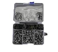 NUOSDEX Compatibile con per Z650 per Z750 per Z800 per Z1000 Moto Carenatura Completa Bulloni Kit Viti Dado Moto Morsetto A Vite Moto Pezzi Viti carrozzeria(Gray)