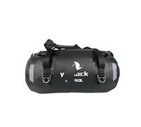NUOSDEX Moto Coda Borsa Borsa Portabagagli per Moto 40L/66L/80L/90L Borsa da Portapacchi Posteriore per Bici MTB Portapacchi Portatile per Viaggio Accessorio per Ciclismo(40L Black B)