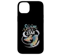 Nuota come una stella Cosmic Betta Fish Art Custodia per iPhone 14 Plus