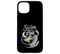 Nuota come una stella Cosmic Betta Fish Art Custodia per iPhone 15 Plus