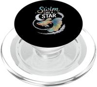 Nuota come una stella Cosmic Betta Fish Art PopSockets PopGrip per MagSafe
