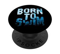 Nuotare solo nato per nuotare PopSockets PopGrip Adesivo