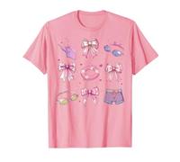 Nuotatore Nuotatore Nuoto Ragazza Coquette Bow Rosa Mamma Maglietta