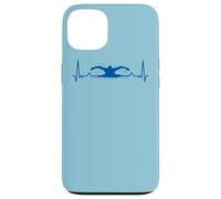 Nuotatore Nuoto Cardiogram Nuotare Custodia per iPhone 13