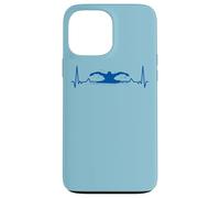 Nuotatore Nuoto Cardiogram Nuotare Custodia per iPhone 13 Pro Max