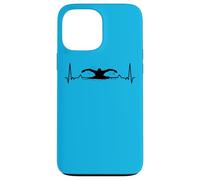 Nuotatore Nuoto Cardiogram Nuotare Custodia per iPhone 13 Pro Max