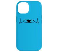 Nuotatore Nuoto Cardiogram Nuotare Custodia per iPhone 14