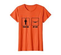 Nuotatore Tuo Figlio Mio Figlio Nuoto Sport Acquatici Compet Maglietta, Donna, Arancio, 3XL