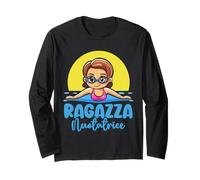 Nuotatrice Regali Nuoto Ragazza Nuotatrice Maglia a Manica