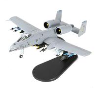 NUOTIE 1/100 A-10 Thunderbolt II (Warthog) Attack Pre-Build Diecast Metal Aircraft Model Kits VX-23 Replica Aereo Militare per Collezione Display o Regalo
