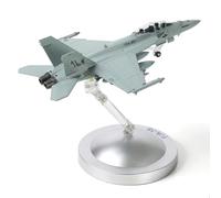 NUOTIE 1/100 F/A-18 Super Hornet Fighter Aereo da Combattimento US Navy VAF-213 Blacklions Strike Fighter Squadron Painting F18 Modello Diecast Aereo da Collezione con Espositore