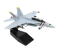 NUOTIE 1/100 F/A-18F Super Hornet VFA-2 Modellino di aeromobili in metallo pressofuso F18F VFA-2 Fighter Jet Model Kit modello di aereo militare con staffa per collezione e regalo