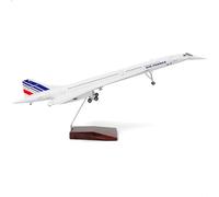 NUOTIE 1:125 Concorde Modello di Aereo Pre-costruito Pressofuso Modello di Aereo Kit Modello di Simulazione di Aereo Modello di Visualizzazione Collezione o Regalo (France Airways)