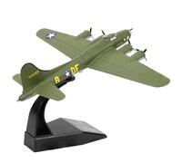 NUOTIE 1:144 B-17F Flying Fortress Memphis Belle Bomber Modello in metallo Verde Militare Diecast Modello di aereo per la raccolta