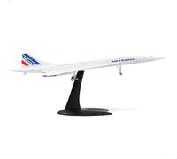 NUOTIE 1/200 Concorde Modello di Aereo Pressofuso in Metallo - Kit Simulazione Display Due Versioni Disponibili per Collezione o Regalo (Air France)