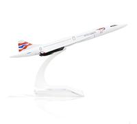 NUOTIE 1/400 Concorde British Airways Modello di aeroplano pre-costruito Kit di modelli di aeroplani stampati a pressione Modello di aeroplano in metallo Modello di visualizzazione Collezione o Regalo