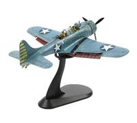 NUOTIE 1/72 Douglas SBD-2 Dauntless Dive Bommber Model Aereo da Guerra Vintage della Seconda Guerra Mondiale Midway Aereo in Metallo Fuso sotto Pressione da Esibire Militare