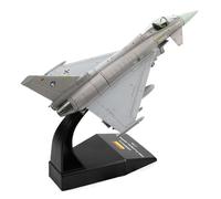 NUOTIE EF2000 Typhoon 1/100 Kit Modello di Caccia in Metallo Pressofuso Eurofighter Militare Germania Modello di Jet da Combattimento Pre-costruito in Lega con Espositore