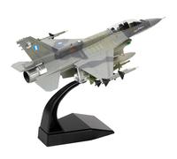 NUOTIE F-16D - Modellino di aeroplano da combattimento multiruolo in scala 1/72 F-16D, in metallo pressofuso, da collezione o regalo (F-16D-Greece)