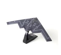 NUOTIE Kit Modello di Aereo Precostruito e Finito in Scala 1/200 di USAF B-2 Spirit Stealth e Bombardiere Strategico - Modello di Aereo da Caccia in Metallo per Collezione o Regalo per Esposizione
