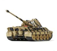 NUOTIE Modello Di Carro Armato In Metallo Mimetico Pesante Della Seconda Guerra Mondiale Della Secondaerra Mondiale Tedesco King Tiger II Con Kit Modello Di Carro Armato Deco Da Collezione