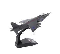 NUOTIE Scala 1/72 Harrier Jet Royal Air Force Fighter Kit modello di aeroplano pre-costruito Aereo pressofuso Modello di aeromobile da esposizione militare per collezione display o regali regalo