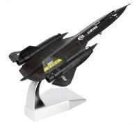 NUOTIE SR-71A Blackbird 1/144 Modello di Aereo da Ricognizione in Metallo USAF Guerra Fredda Militare Pressofuso in Lega di Aereo Modello Pre-costruito di Jet da Combattimento con Espositore