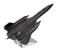 NUOTIE SR-71A Blackbird 1/72 Modello di Aereo da Ricognizione in Metallo USAF Guerra Fredda Militare Pressofuso in Lega di Aereo Modello di Jet da Combattimento Pre-costruito con Espositore