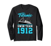 Nuoto 1912 Titanic Nuotatore Team Nuotatore Maglia a Manica