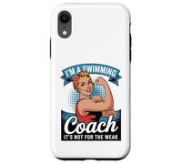 Nuoto Coach Apprezzamento Scuola Ragazze Nuotare Squadra Non Debole Custodia per iPhone XR