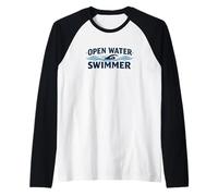 Nuoto in acque libere con Onde Maglia con Maniche Raglan