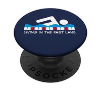 Nuoto - Vivere nella corsia di sorpasso PopSockets PopGrip Adesivo