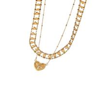 Nuova 2025 Collana del cuore Love Fashion For Women Golden Ropper Rhinestone Collo Choker Neck Wedding DECORAZIONE Romantico Decorazione di gioielli Luxuria con voi Accessori Trendy Best for Gift