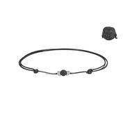 Nuova 2026 unisex da 1,5 mm Lava roccia di roccia pietra girocollo collana fatta in pelle fatta a mano Lunghezza regolabile uomo femmina 8mm da 10 mm di risultati di gioielli DNM18 Accessori alla