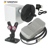 Nuova avvolgitrice per colla epossidica Macchina professionale per avvolgere la canna da pesca con esca Macchina per la costruzione di canne da pesca fai-da-te Incollaggio rotante