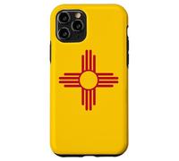 NUOVA BANDIERA DELLO STATO DEL MESSICO SIMBOLO ZIA SUN ALBUQUERQUE SANTA FE Custodia per iPhone 11 Pro