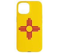 NUOVA BANDIERA DELLO STATO DEL MESSICO SIMBOLO ZIA SUN ALBUQUERQUE SANTA FE Custodia per iPhone 15